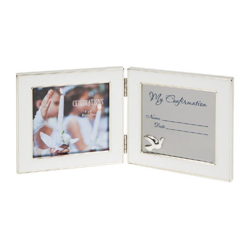 Picture of CONFIRMATION ENGRAVABLE HINGED FRAME 4X4 INCH